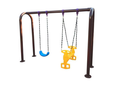 Small Outdoor Toddler Swing with Two Seats SW-013